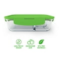 thumbnail image 3 of Bentgo Glass (Green) – Leak-Proof, 3-Compartment Oven-Safe Glass Lunch Container | Ideal for Portion-Control, Food Storage & Healthy On-the-Go Meals – FDA-Approved, BPA-Free, Food-Safe Materials, 3 of 7