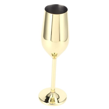 

Goblet Drinking Cup Wear-resistant With 1 Pcs For Most People For Family Camping Picnic Gold-Plated