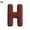 H, variant on Luxury Soft Plush Alphabet Pillow - Perfect Gift for Home/Office Decoration