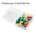 thumbnail image 3 of VONKY 35pcs ABS Push Pin Set For Multicolor Paintings - Wide Application Durable And Convenient Thumbtacks colour mixture 20Set, 3 of 6