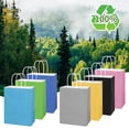thumbnail image 4 of Pack de 35 bolsas de papel bagmad pequeñas multicolores con asas, 4 of 7