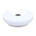 thumbnail image 2 of Retro Donut‑Shaped Rechargeable Lamp, 2‑in‑1 Cordless Table & Wall‑Mount Touch Dimmable Ambient Light for Funky Aesthetic Bedroom Dorm Room Decor(White#2), 2 of 6