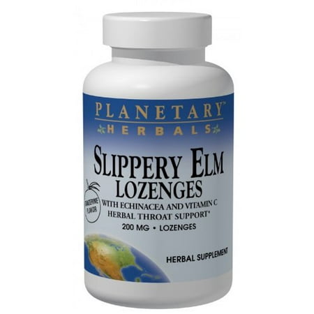 Planetary Herbals Slippery Elm Lozenges, 24 Count (Best Way To Take Slippery Elm)