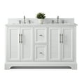 thumbnail image 3 of Vanity Art VA5054-W 54 x 22 x 34 in. Single Sink Bathroom Vanity with Quartz Top & Backsplash, White, 3 of 10