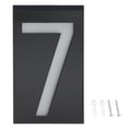 thumbnail image 4 of LED de Energía Solar para Exteriores, Placa de Puerta con Luz de Número de Casa Solar LED, Luz de Se?al Numérica, Placa de Luces de Dirección de Puerta de Tienda de Hotel de Casa(Numero 7) se?al Luz Higoodz Industrial, 4 of 7