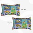 thumbnail image 4 of EasygdpConstruction Machinery Polyester Fiber Double-Sided Pillowcase,Super Soft,Comfortable And Luxurious Pillowcase,Not Easy To Break Or Deform- 14"X20", 4 of 9