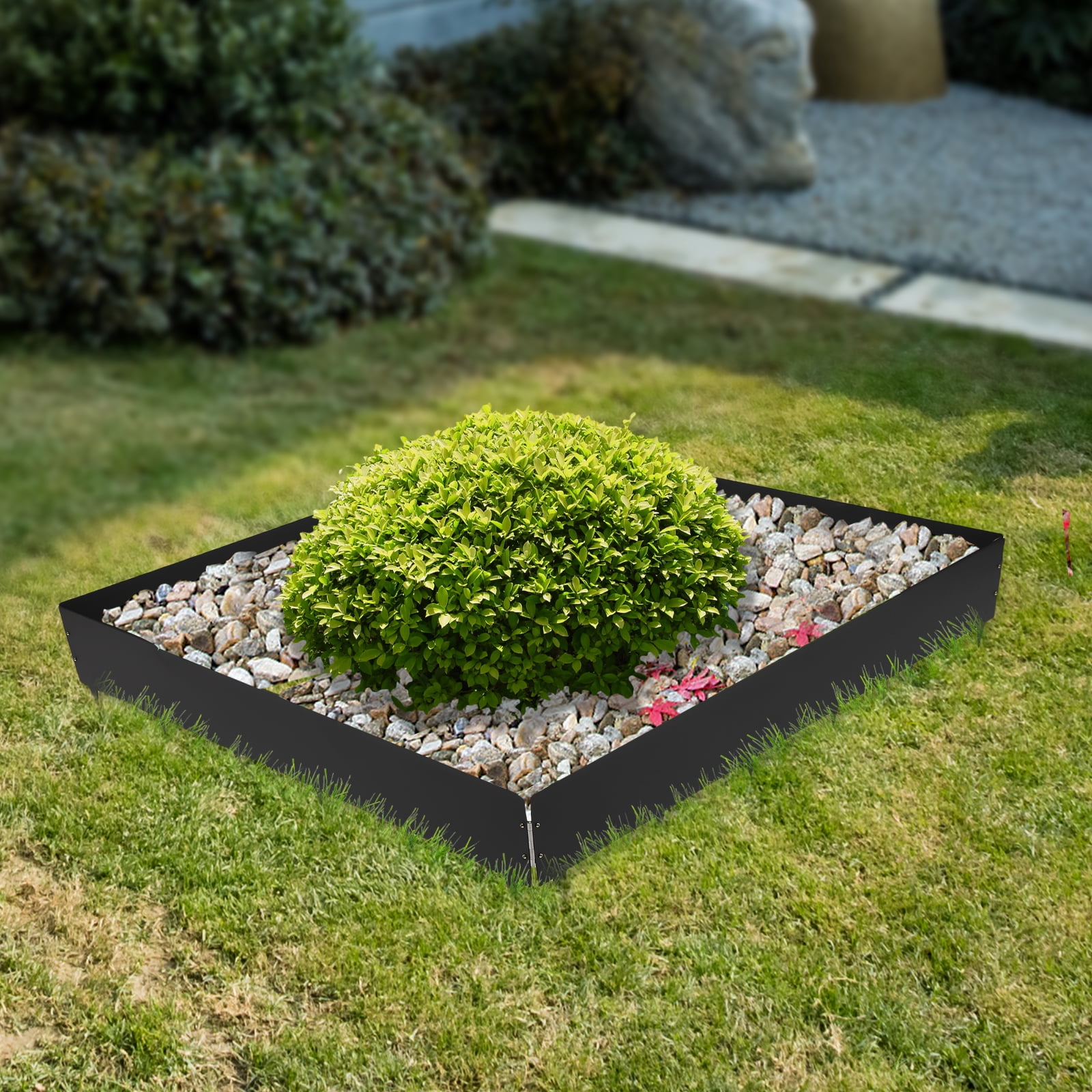Steel Landscape Edging 4 Pack 40 inch Length, 8.46 inch Depth Steel Edging Border for Landscaping Lawn Garden Metal Edging