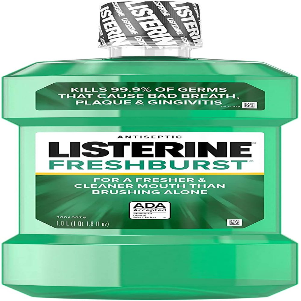 "BcTlyInc Freshburst Antiseptic Mouthwash with Oral Care Formula to
