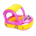 thumbnail image 3 of Flotador De Piscina Para Bebé Con Toldo, Bote De Natación Para Coche, Para Playa, Viajes, Fiestas Temáticas, Morado Púrpura, 3 of 8