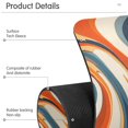 thumbnail image 4 of Yayeee Faucet Mat for Kitchen Sink 14.7" Diatomite Long Splash Guard Pad, Beige Abstract Wavy, 4 of 7