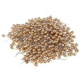 thumbnail image 1 of KLKCMS 400 Piece Color Beads Head Push Pins Office Drawing Pins Gold, 1 of 9