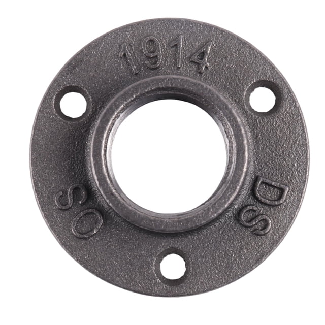 de Tubería Hierro Fundido Maleable 1 Pulgada, Bridas Industrial para TuberíAs y Accesorios Roscados Negros Pieza