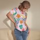 thumbnail image 3 of Fotbe Tropical Plants Body de Mujer con Cuello Redondo y Mangas Cortas, Sin Mangas Ajustado, Suave, Cómodo y Básico-Medium, 3 of 7