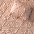 thumbnail image 3 of DAWN 2-Piece Comforter Set in Pink Ball Pleat, Twin/Twin XL Size. Durable & Easy Care, 3 of 5