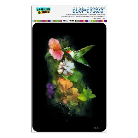 Ruby's Hummingbird Flower Garden Home Business Office Sign