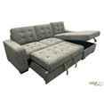 thumbnail image 3 of Urban Cali Coronado Tufted Sleeper Sectional Sofa with Storage Chaise in Nora Grey (Left Facing Chaise), 3 of 5