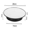 thumbnail image 4 of Leadrop Display Stand 360 Degree Rotating Long Lasting Time Round Shape Electric Motorized Turntable Base for Photography, 4 of 11
