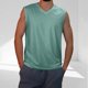 thumbnail image 1 of pstuiky Camiseta sin mangas para hombre, Camiseta informal de color liso sin mangas con cuello en V para hombre, interior moderno y moderno. Camisas para hombres l, 1 of 6