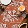 thumbnail image 3 of Table Runners 36 Inches Long Dress Scarves, Orange Red Palm Tree Farmhouse Kitchen/Dining Table Decor Table Runner, Short Coffee Tablerunners, Summer Tropical Plants Rustic Leaves 13x36 Inch, 3 of 9