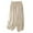Beige, variant on Dress Pants for Women Business Casual Women's Boho Style Pants, Drawstring Elastic Waist Layer Casual Loose Wide Leg Trousers for Summer Yoga and Beach Vacation Women's Plus