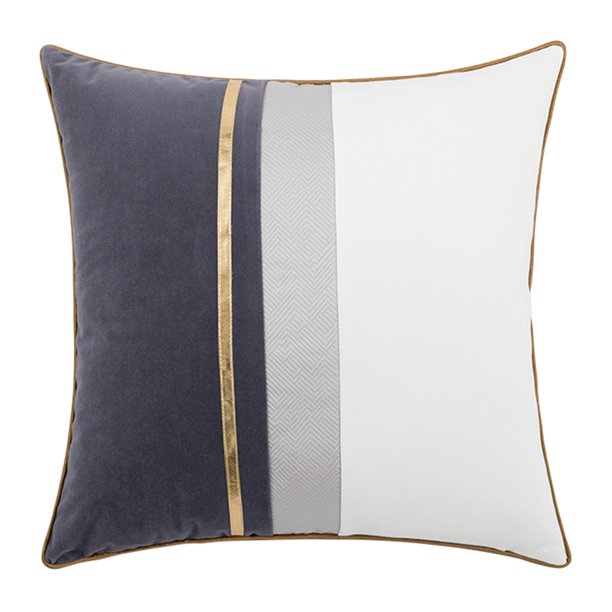 Throw Pillow Covers No Pillow Insert Lujo Moderno para Coche Sofá Co gris Sunnimix Cojín de tiro