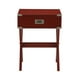 thumbnail image 2 of Mesa auxiliar de madera con 1 cajón de Table Acme Babs, color rojo, 2 of 5