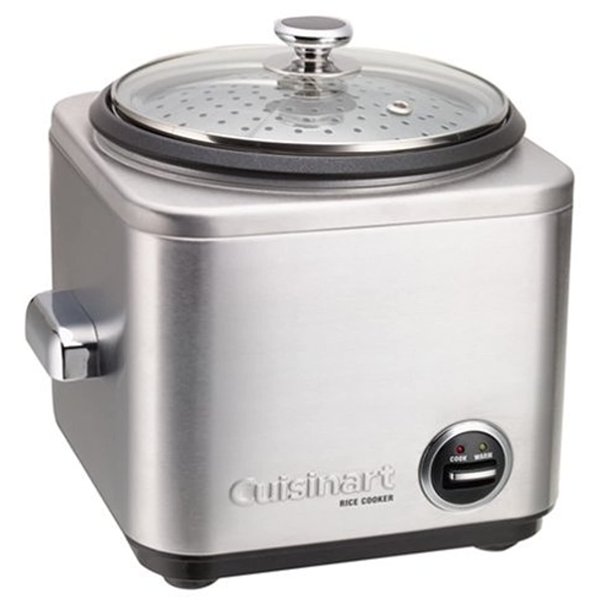 Cuisinart CRC400 Rice Cooker, 4Cup, Silver