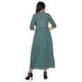 thumbnail image 4 of Moomaya Robe Tunique Imprimée à Manches Courtes Kurti d'Été pour Femmes, 4 of 5