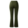 thumbnail image 6 of Women's High Waisted Flare Leggings with Pockets Comfortable Yoga Pants for Workout and Casual Wear, 6 of 8