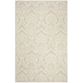 thumbnail image 2 of SAFAVIEH Blossom Travis Geometric Wool Area Rug, Silver/Ivory, 2' x 3', 2 of 6