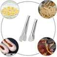 thumbnail image 2 of Stainless Steel Serving Tongs - 2 Pack Cooking Tongs Set For Barbecue, Cooking, Salad, Grilling, And Frying YGWL, 2 of 5