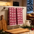 thumbnail image 4 of 2 Pack Christmas Hand Towels, Snowflake Christmas Kitchen Towels, Soft Absorbent Holiday Dish Towels for Bathroom Kitchen Decor, Xmas Gift, 15.7 x 23.6 inch, 4 of 6