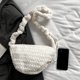 thumbnail image 2 of Bolso bandolera lindo para mujer, bolso Hobo suave con cordón, bolso de piel sintética, bolso de Otoño Invierno, 2 of 8