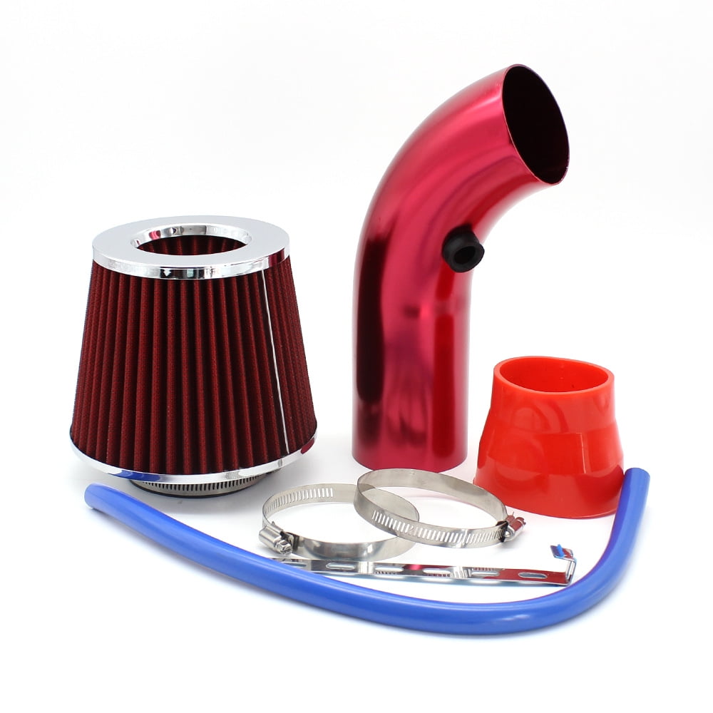 Blue Car Cold Air Intake Filter Aluminum Induction Flow Hose Pipe Kit RYANSTAR Universal Performance Cold Air Intake Pipe 