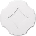 thumbnail image 1 of Ekena Millwork CMP30PL 30 in. OD x 10.5 in. Square Percival Architectural Grade PVC Contemporary Ceiling Medallion, 1 of 1