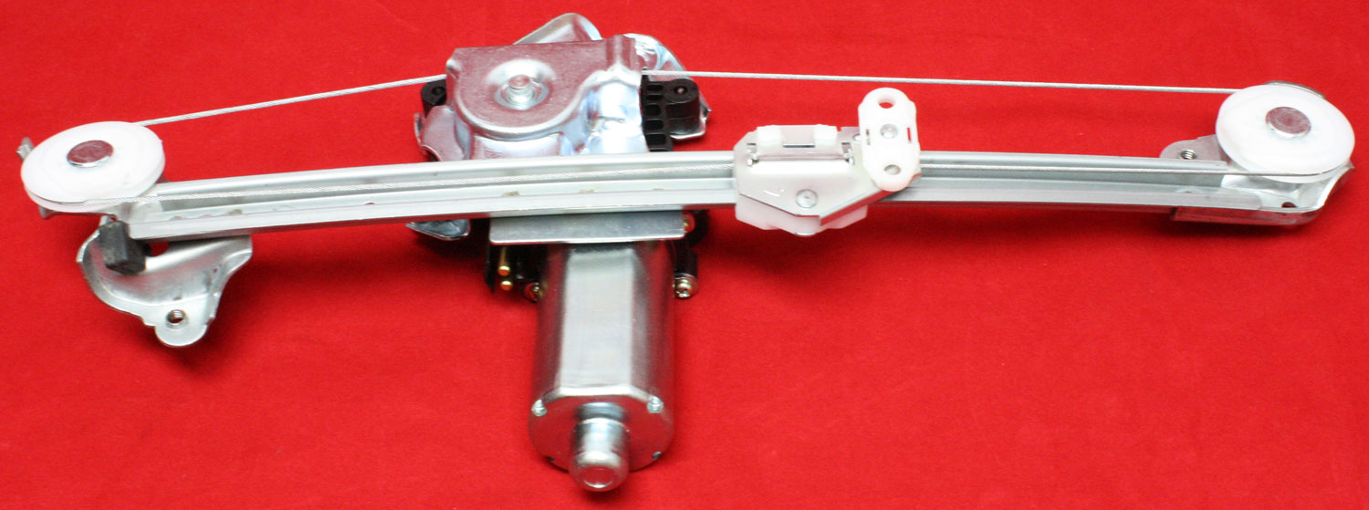 Window Regulator For 1997-2003 Chevrolet Malibu 1997-1999 Oldsmobile Cutlass Rear, Left Driver Power With Motor