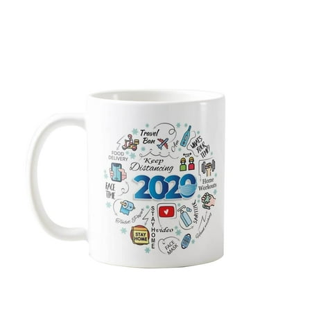 

Wiueurtly Yesteryear Mugs Gift Commemorative 2020 Family Mug Gift To Cup Gift Mug Glass&Bottle Insulated Glass Coffee Mug 16 Hot Cocoa Mugs for Adults Monogrammed Mugs W