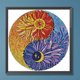 thumbnail image 1 of Cuadros Decorativos Kit de pintura de diamante con forma especial parcial de bricolaje 5D Flor Decoración para el hogar (2) Wdftyju embutido en tela, 1 of 1