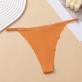 thumbnail image 6 of LIZUOJUN Under $2 Underwear Women No Show Hipster Thong T Back Underwear Silky G String For Everyday Wear Cheeky Bikini Briefs S-XL, 6 of 7