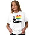 thumbnail image 3 of I Love My Aunts LGBTQ Gay Pride Men's Graphic T Shirt Tees Brisco Brands S, 3 of 6