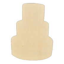 1 Pc 4" x 3" Wedding Cake shape excellent for celebrating that special day by personalizing and making a lasting memory.