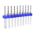 thumbnail image 1 of 10pcs De Tungsteno De Acero CNC Micro Brocas Fresado 1.55mm Sunnimix Brocas de PCB, 1 of 8