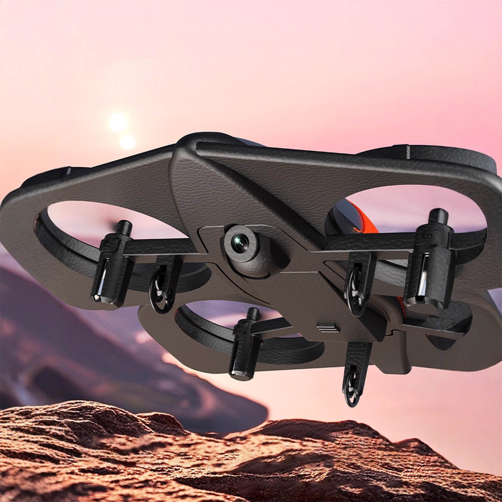 High-End Remote Control Foam Fighter Plane, HD Aerial Photography, Screen Controller, Long Battery Life, Multiple Flight Modes, 360° Rolls RC Airplane Adventure Toy