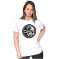 thumbnail image 4 of Dragon Yin Yang Style Symbol Balance Womens Slim Fit Graphic Tee Brisco Brands L, 4 of 5
