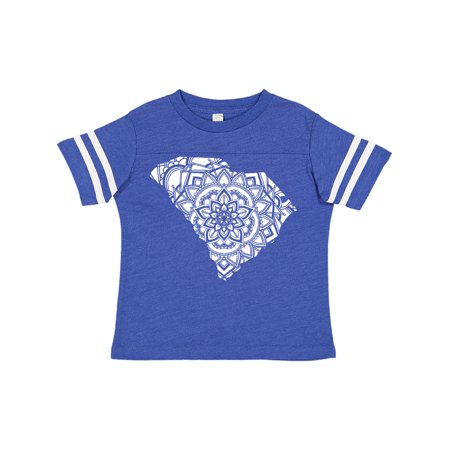 

Inktastic South Carolina Silhouette Mandala Gift Toddler Boy or Toddler Girl T-Shirt