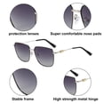 thumbnail image 3 of Color changing alloy driving sunglasses with UV protection, Silver, 3 of 5