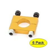 6Pcs 12mm Airplane Tube Clip for Carbon Fiber Quad copter Golden