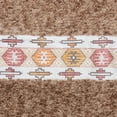 thumbnail image 4 of SAFAVIEH Saffron Nima Geometric Wool Area Rug, Taupe/Ivory, 8' x 10', 4 of 5