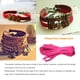 thumbnail image 5 of Bewildely Cuerda de gamuza sintética Cuerda de cuero Fabricación de joyas Artesanía Suministros de mano Herramientas de reparación de hilo Artesanía rojo rosa profundo, 5 of 6