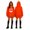 Black, variant on Mid Length Holiday Costume Coat, Scary Fangs Pumpkin Face Hooded Zip Jacket, Oversized Mid Length Halloween Sweatshirt With 3D Stem Hood, Multiple Spooky Graphic Print Holiday Outerwear, Orange XXL